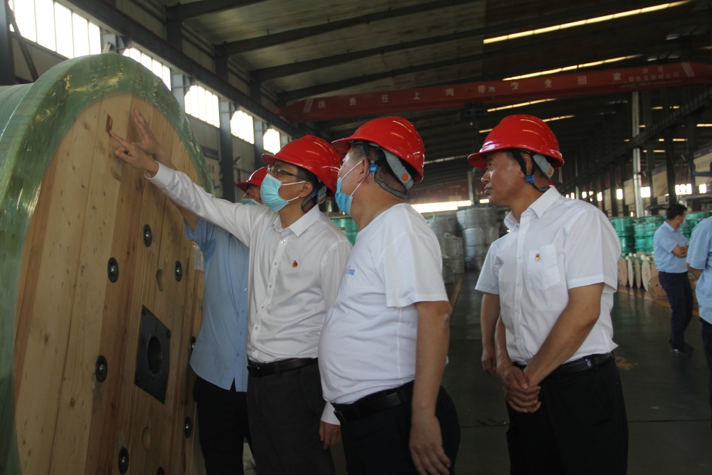 县委书记王涛到尊龙凯时调研