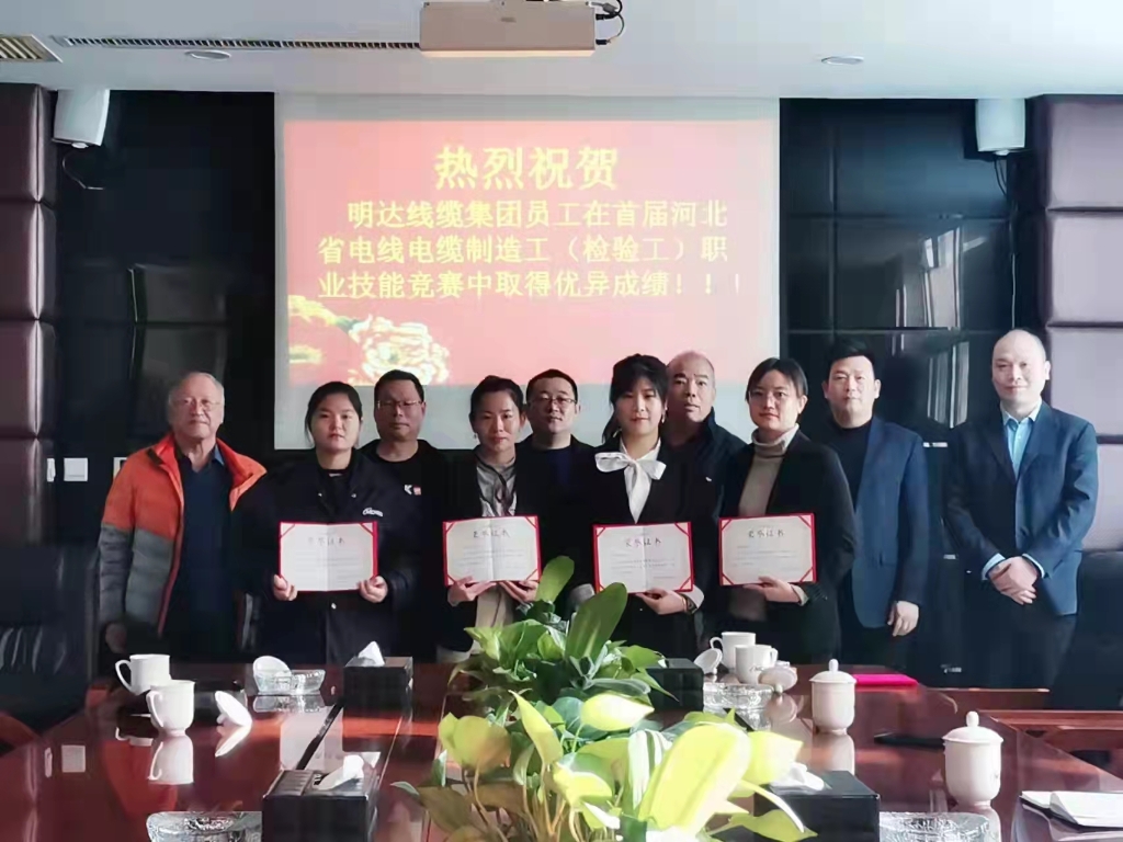 喜讯：尊龙凯时员工在天下电线电缆职业手艺竞赛中取得优异效果